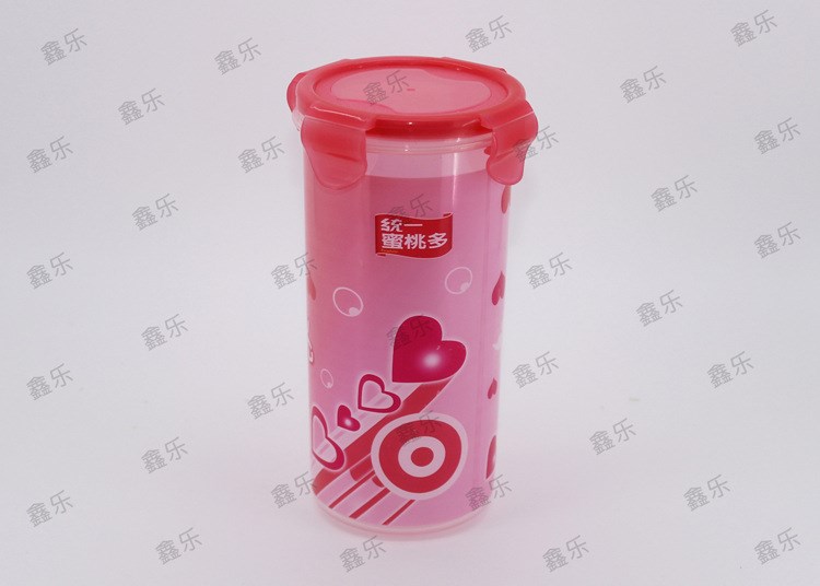 厂家直销 透明密封杯子 大容量水杯 塑料礼赠品 909L 可印LOGO