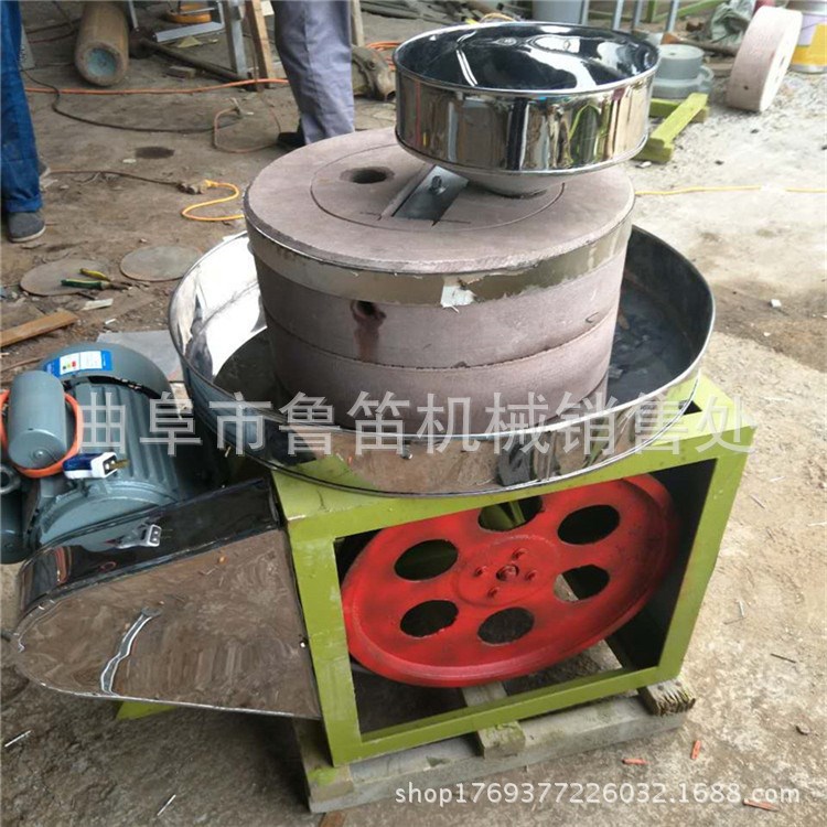 湖南电动石磨机 砂岩石石磨豆浆机 小磨香油加工设备