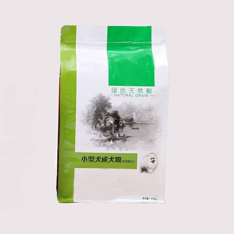 厂家定制 八边封塑料狗粮猫粮通用食品复合包装袋 可免费设计