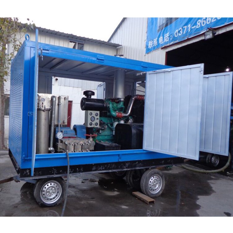 800公斤 钢厂冷却器管道高压水射流清洗机/冷凝器工业高压清洗机