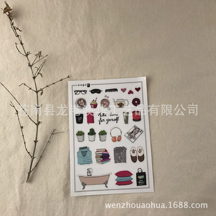 定制PVC不干胶贴 不干胶印刷不干胶标签定做彩色不干胶贴纸