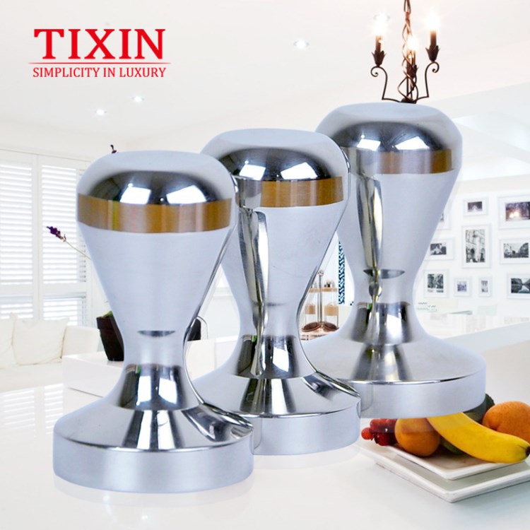 TIXIN/梯信 不锈钢压粉器 咖啡机填压器 实心一体压粉锤 49mm