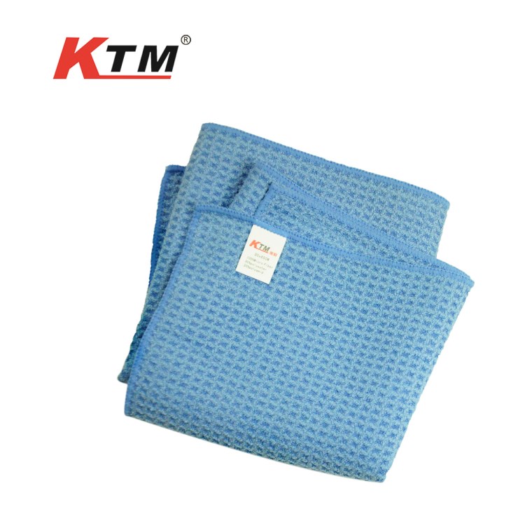 KTM贴膜工具 雨轩毛巾 30*65CM 方格护理巾 洗车毛巾  E14-2