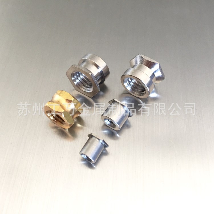 1/4 3/8 英制六角螺柱 压铆螺柱 公差&plusmn;0.02mm 定制