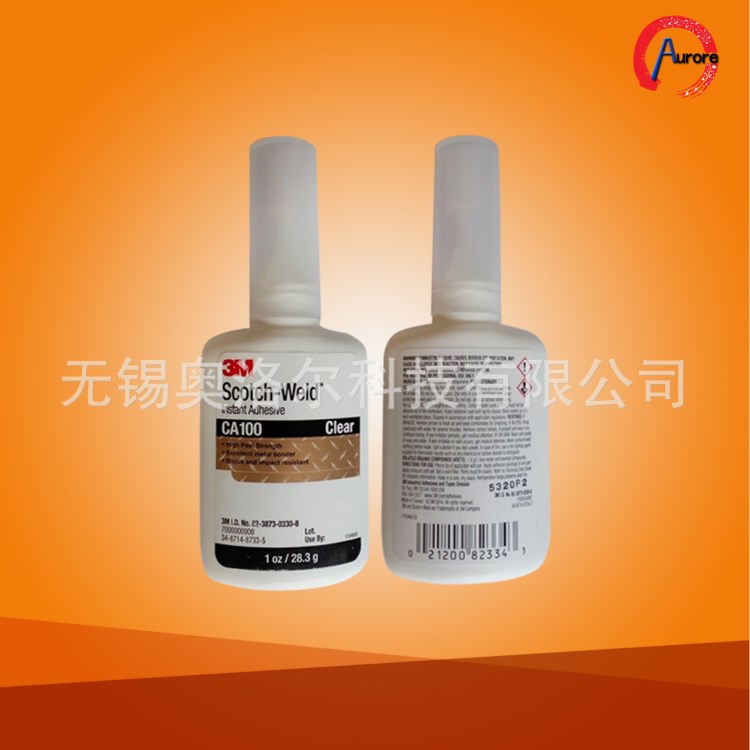 原装3M CA100胶水 快干胶 抗热冲击 改进的耐热性 高剥离强度
