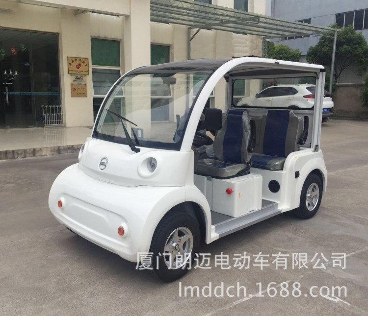朗迈4-5座不带门电动观光车A05-J 楼盘售楼中心巡逻四轮电动车