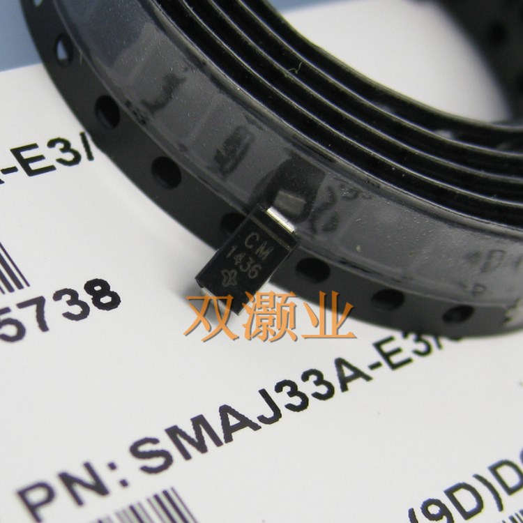 SMAJ33A 丝印CM 原装 TVS 单向瞬变抑制二极管 400W 33V