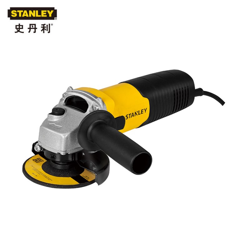 STANLEY史丹利电动工具220V角磨机角向磨光机100MM4寸切割手磨机