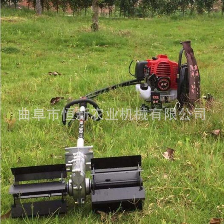 农用背负式汽油割草机 四冲程果园除草机 多功能果树割草机