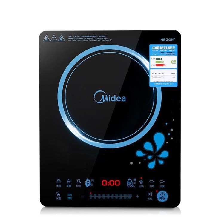 美的（Midea）电磁炉 C21-RT2167 电磁炉 智能超薄静音火锅炉灶