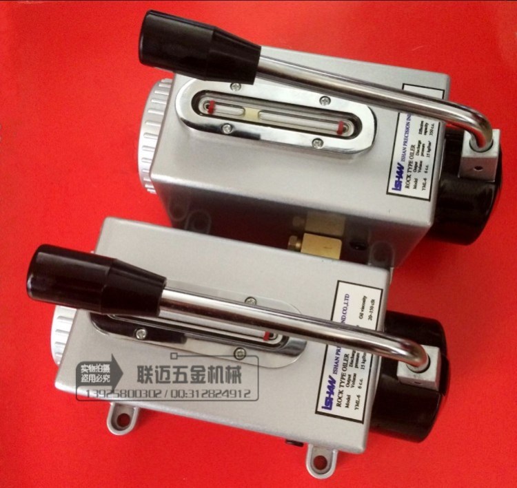 台湾裕祥ISHAN手摇注油器 铣床磨床注油机注油泵 YML-8润滑泵