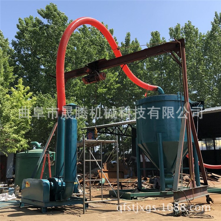 气力吸粮输送机 大功率风吸式抽料机 150型气力输送机