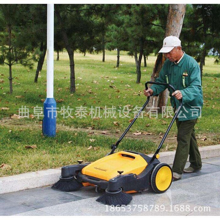 省时省力工业小型手推式扫地机 仓库车间灰尘垃圾清扫扫地机牧泰