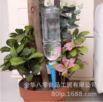 农林园艺花卉自动浇花器渗水器喷头多肉浇花滴灌工具4个袋装