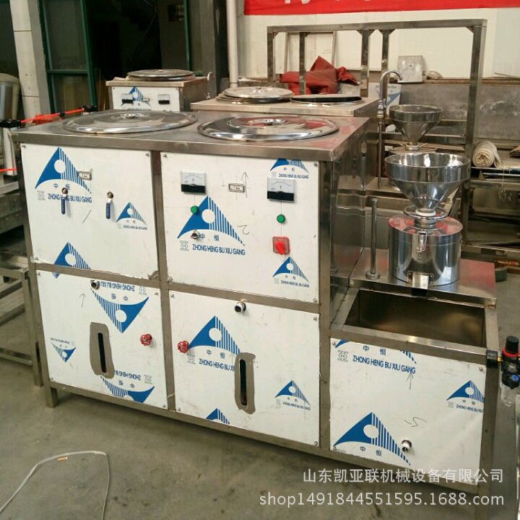 全自动豆制品加工早餐供应磨浆煮浆豆浆机 厂家直销不锈钢豆腐机