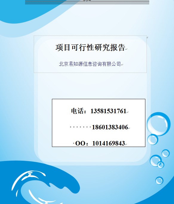 房产家装商务网站项目可行性研究报告