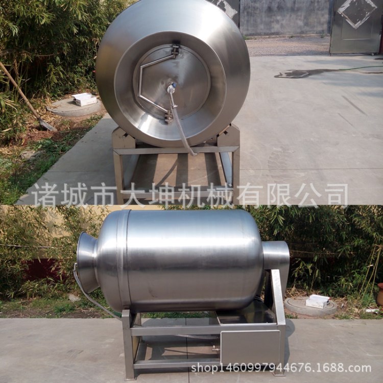 商用真空滚揉机 猪牛羊肉腌制嫩滑滚揉机 呼吸式自动出料滚揉机
