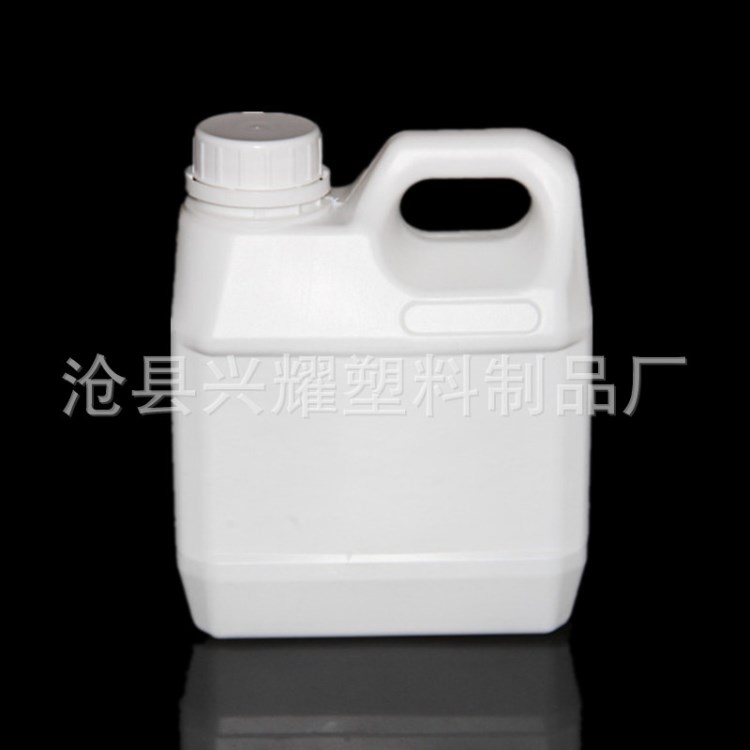 供应1000ml 塑料壶 液体壶 防盗盖化工壶 1升塑料壶 颜料桶