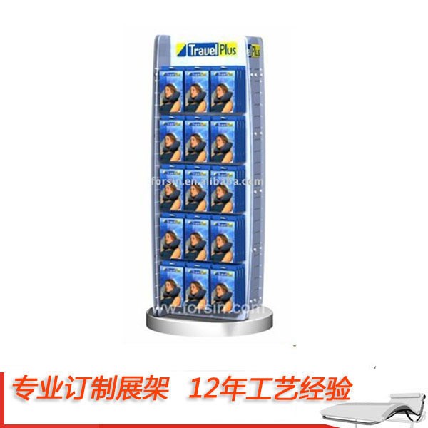 实力厂家加工高品质压克力化妆品展示架组装塑料台商品陈列展柜