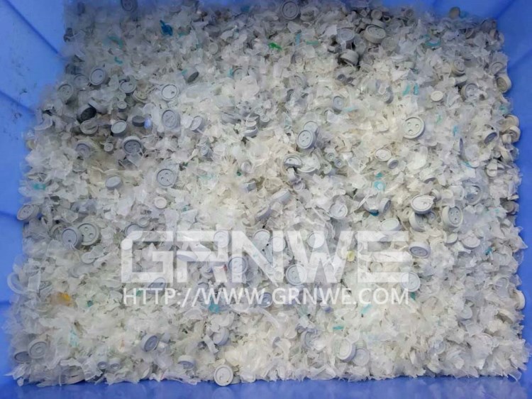 PP输液瓶再生处理全套设备，点滴瓶橡胶塞自动分离机