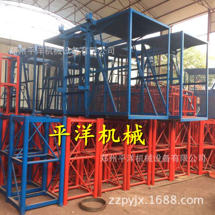建筑施工吊篮式上料机    龙门架提升机    国标龙门架