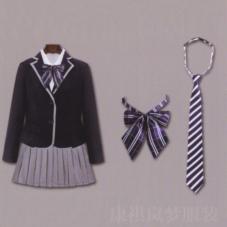 2018秋冬款校服定制 私立中小学校服男女制服套装 学生班服演出服