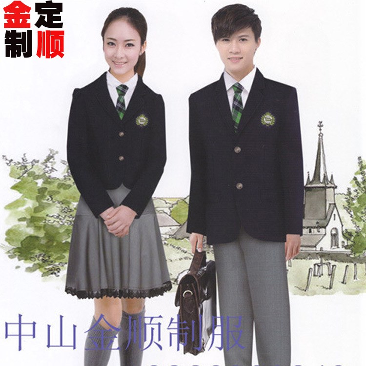 订制中小学服装 学生制服 学校校服 幼儿园园服 时尚校园衣服订做