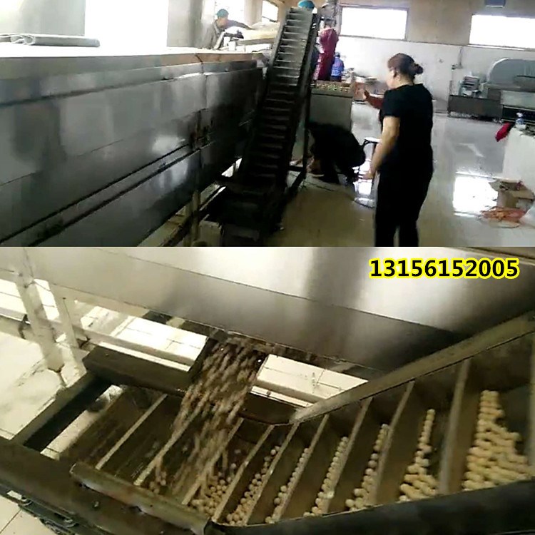香酥石子烧饼生产线隧道烤炉 济南石子馍机械生产厂家