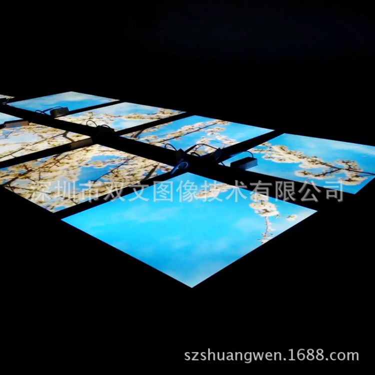承接LED灯箱片UV打印 面板灯扩散板喷绘印刷加工 图案颜色不限