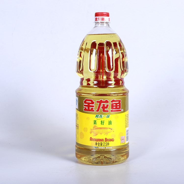 供应 金龙鱼 植物油 2.5L 精炼一级 菜籽油 品质