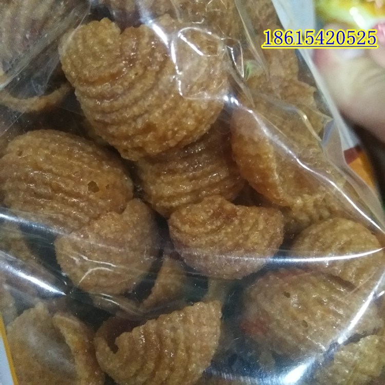 膨化蜗牛酥 喷糖淋浆类零食加工机械 休闲油炸食品生产线