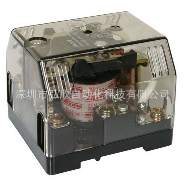 韩国凯昆机电KACON 2组转换触点功率继电器 HR723-2C 24VDC