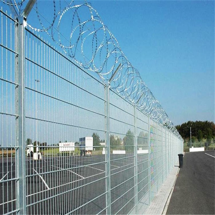 防护网厂家供应机场边界围栏 监狱防攀爬围栏网机场Y型柱护栏网