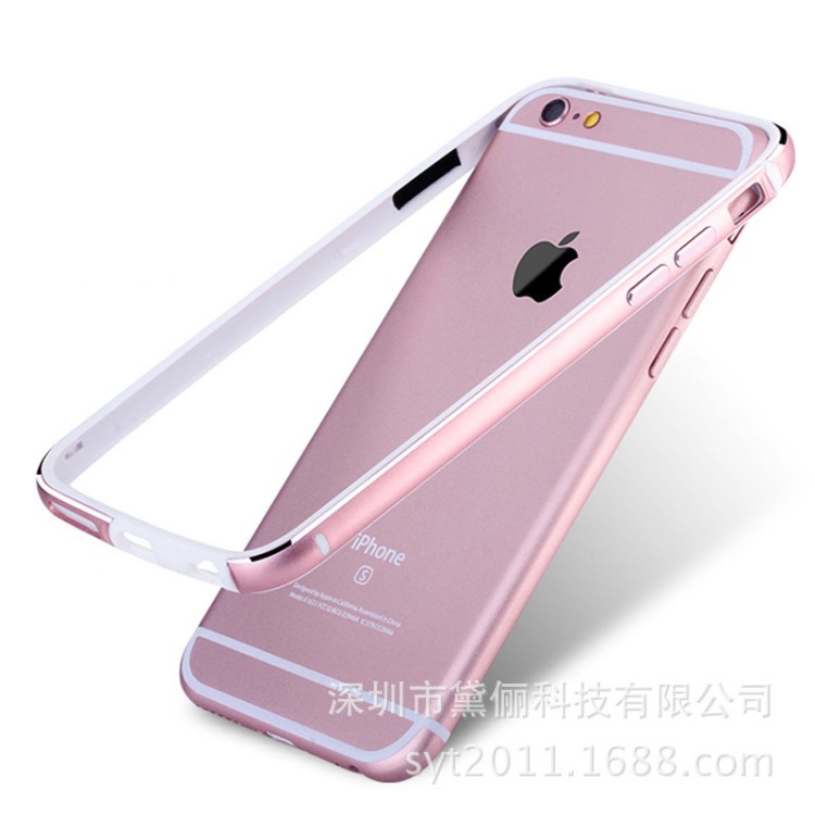 5S新款手机壳苹果6手机套iphone8硅胶金属边框二合一手机壳