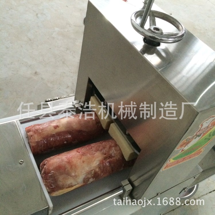 全自动羊肉切片机 切肉卷机 数控冻肉切片机 全自动切鲜肉机