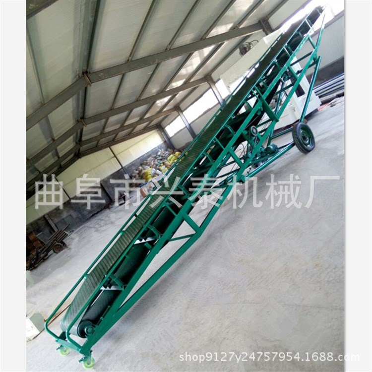 小型物料皮带输送机  升降式皮带传输机 防滑隔断式传送带按需定