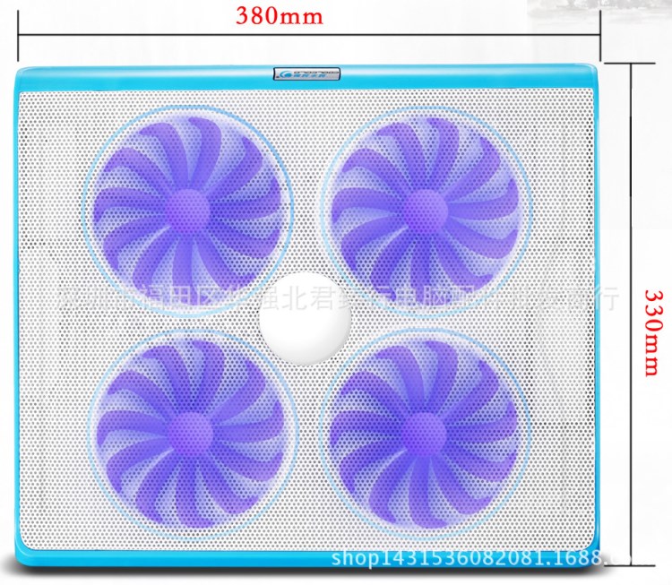 越来越酷 冰雅3笔记本散热器 17寸电脑散热垫 散热架散热底座调