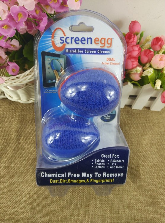 手机电脑屏幕清洁球 Microfiber Screen egg 2个装 电脑清洁品