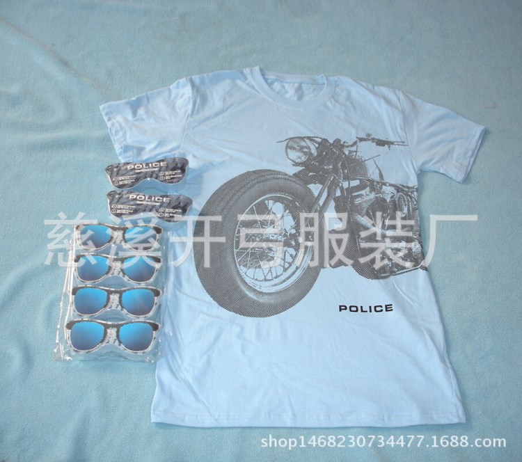 商务馈赠品牌品广告衫 定制压缩棉t shirt