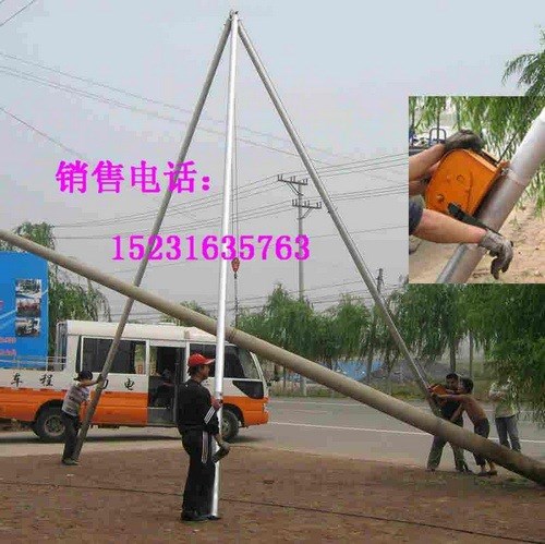 8米10米12米15米铝合金三角架（三脚架）立杆机，铝合金扒杆厂家