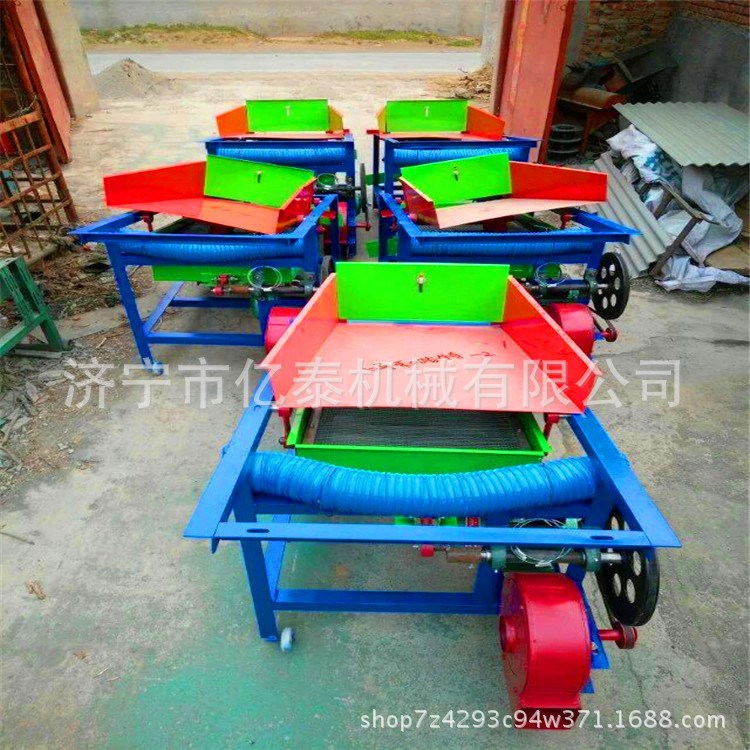 小型粮食双层震动式杂粮过四级 旋风式稻谷稻壳风选机分离机
