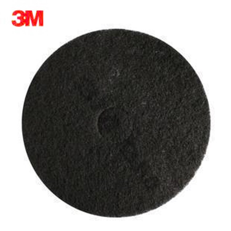 3M黑色百洁垫17寸/20寸刷片供应全自动洗地机起蜡垫7200
