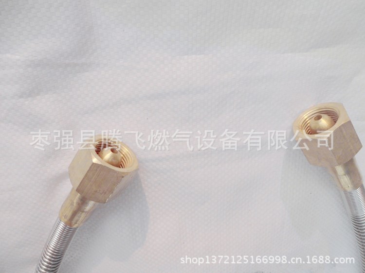 批发供应不锈钢金属软管 40L氧气瓶充装专用 usb金属软管