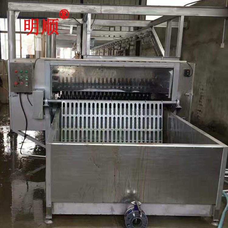 F大中型流水线卧式四辊中型羊脱毛机 打羊毛机羊屠宰刨毛干净
