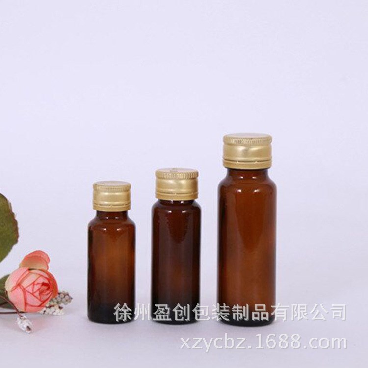 厂家直销20m30ml50ml80ml100ml茶色棕色口服液玻璃瓶瓶糖浆瓶