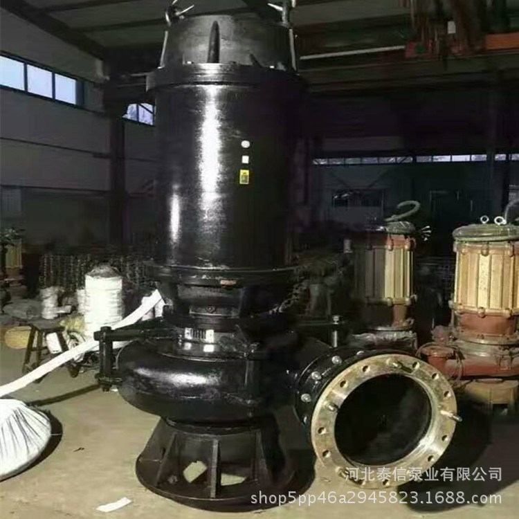 河塘鱼池 工程工地清淤无堵塞潜水排污泵 400WQ1800-32-250