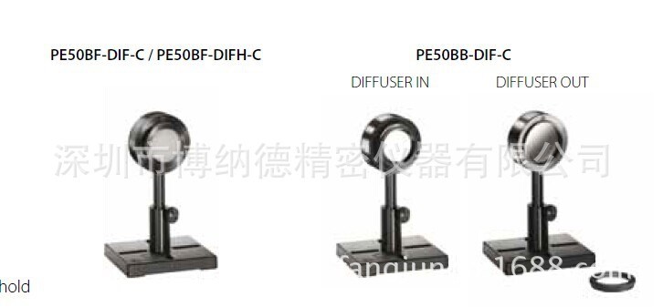 大口径热释电能量计探头PE50BF-DIFH-C高能量密度激光测试