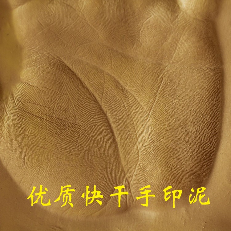 手模用手足印泥 快干泥商务公司活动手印泥500g