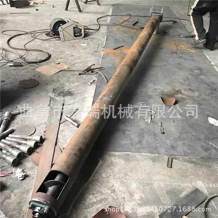 小型螺旋输送机价格玉米上料机的品种蛟龙提升机管式螺旋输送机