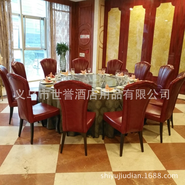 杭州酒店包厢仿木椅 金属贝壳椅 包厢宴会餐椅会所欧式软包椅